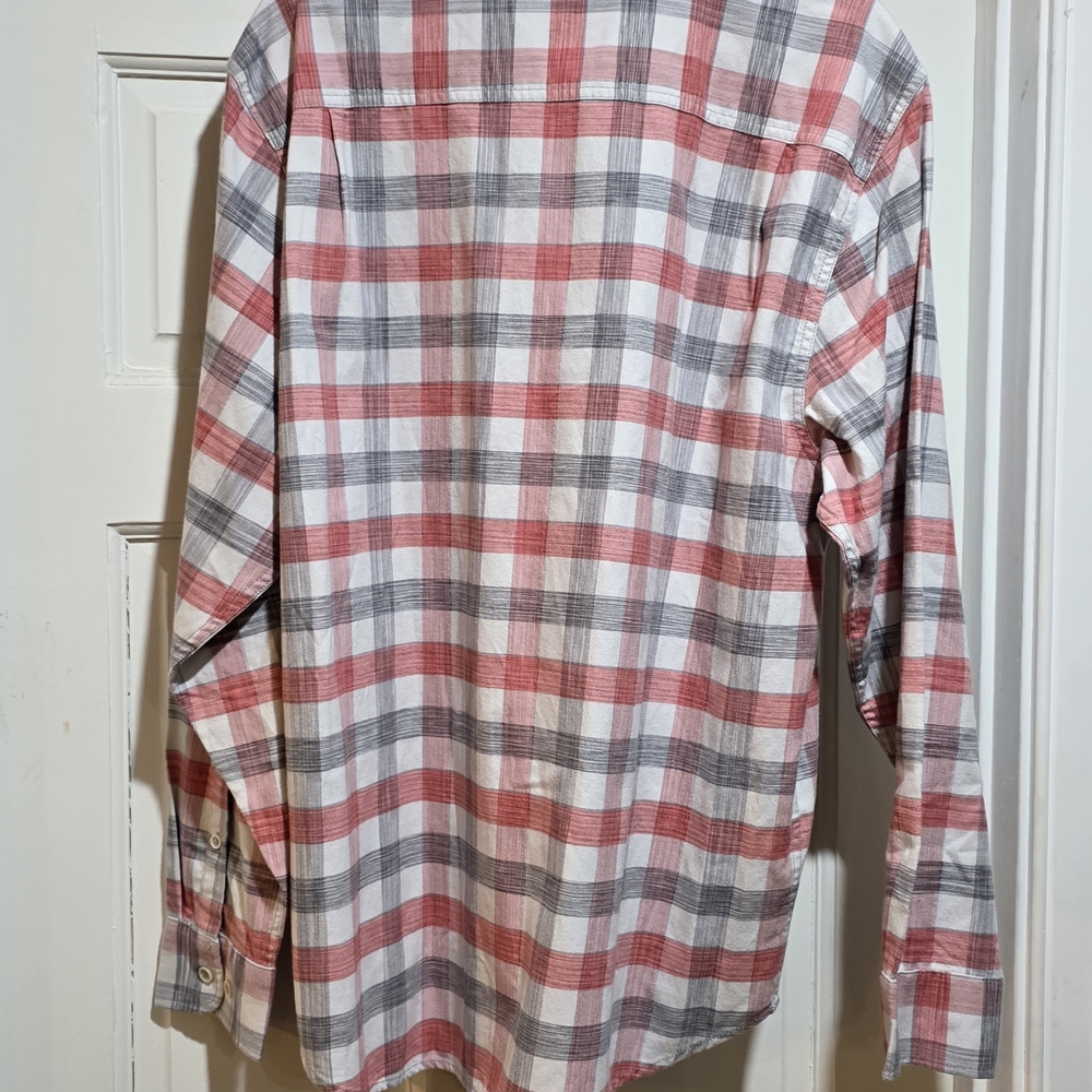 NWT TOMMY BAHAMA Canyon Beach Plaid Button Down Shirt Size L Soft Comfortable - Picture 6 of 7